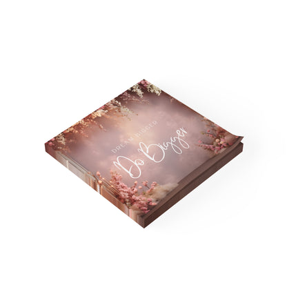 Floral Dream Bigger Post-it® Note Pads - Inspirational Sticky Notes for Goal Setting and Organization