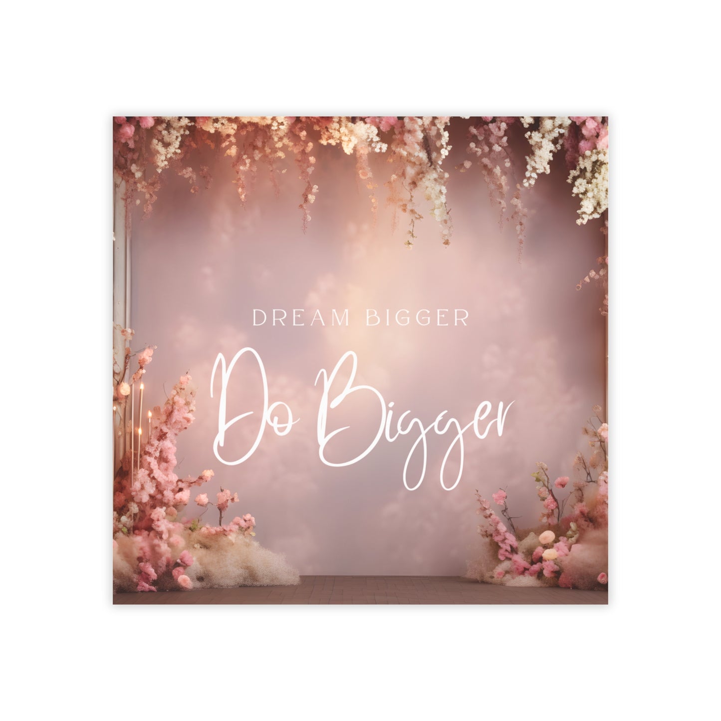 Floral Dream Bigger Post-it® Note Pads - Inspirational Sticky Notes for Goal Setting and Organization