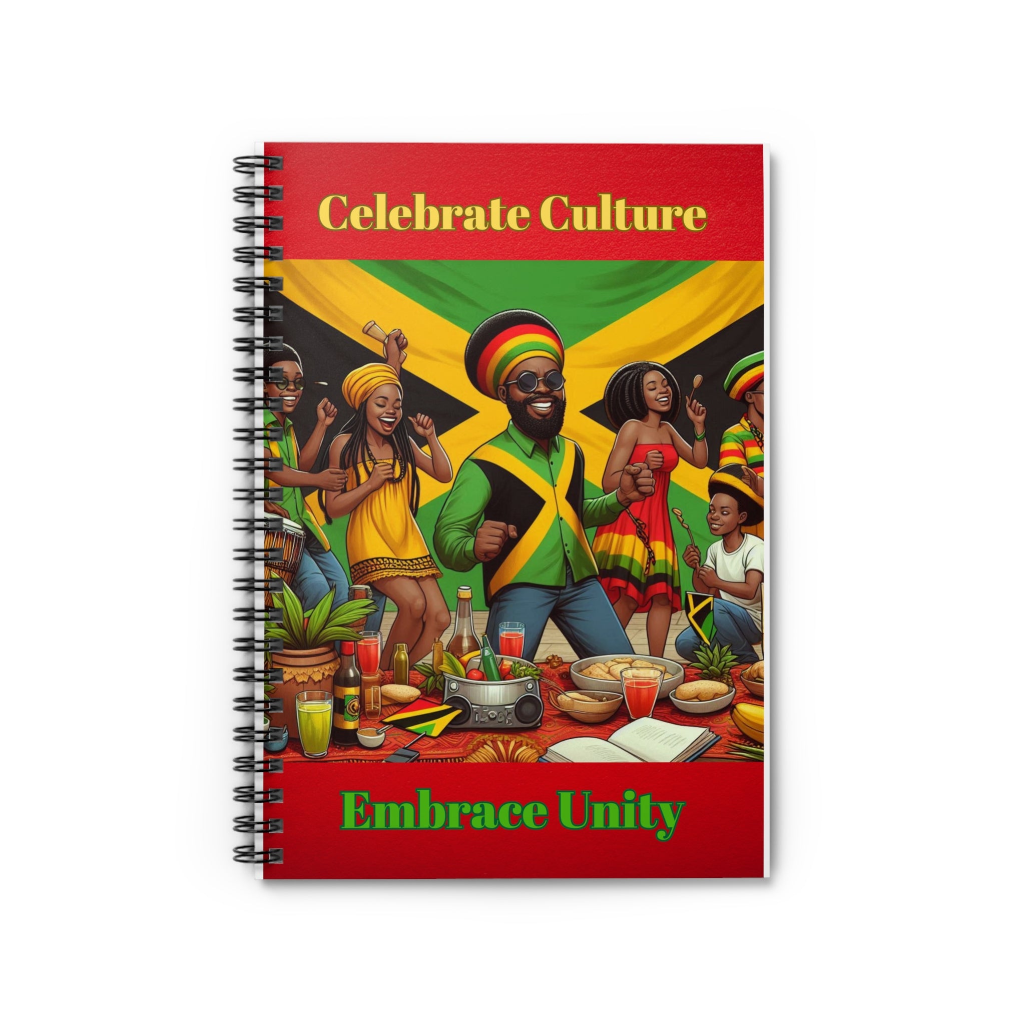 Spiral Notebook - Celebrate Culture, Embrace Unity