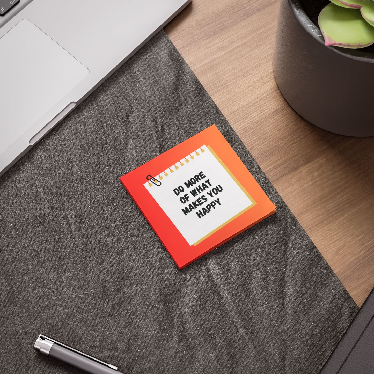 Inspirational Post-it® Note Pads - "Do More of What Makes You Happy"